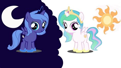 Mlp Celestia And Luna