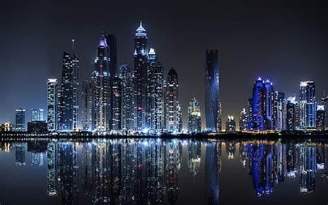 3840x2160px | free download | HD wallpaper: Dubai, United Arab Emirates, evening, burj khalifa ...