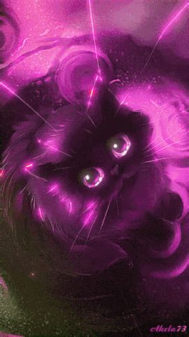 Black Cat Art, Anime Animals, Cute Animal Drawings, Cat Wallpaper ...