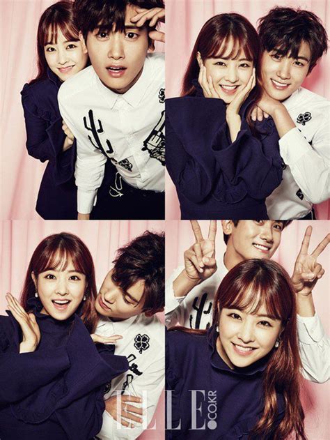 Park hyung sik and park bo young are full of couple cuteness in elle ...