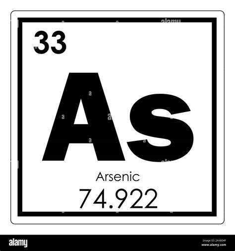 Arsenic chemical element Stock Photo - Alamy