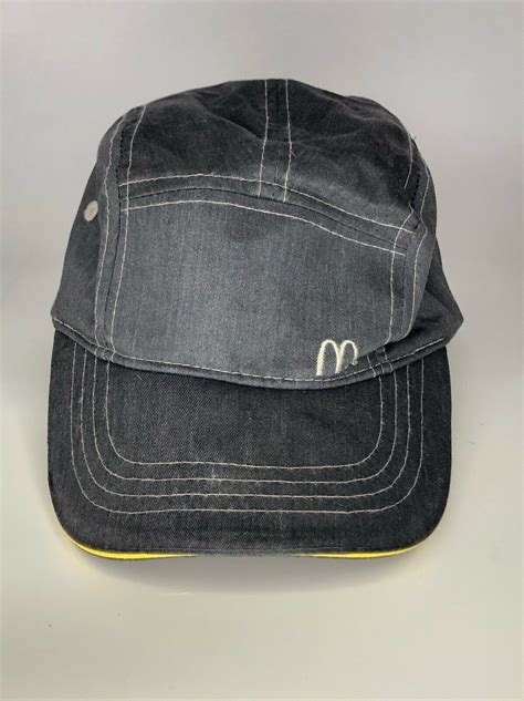 Mcdonalds Panel Hat Employee Hat Cap Gray Hat Cap Uni… - Gem