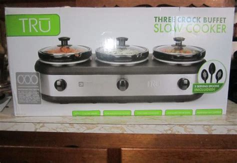 Review of the Tru 3 Crock-Pot Buffet Slow Cooker - Delishably