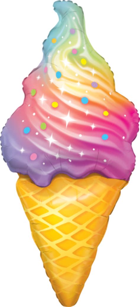 Download High Quality ice cream cone clipart rainbow Transparent PNG ...