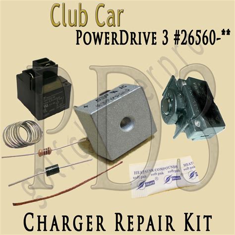 Club Car PowerDrive 3 #26560 48 Volt Golf Cart Battery Charger Repair ...