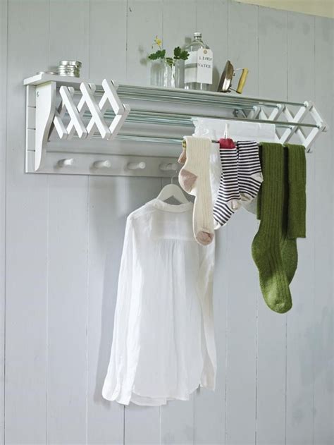 Laundry Room Hanging Rack Ideas 6 | Small laundry room organization, Laundry room organization ...