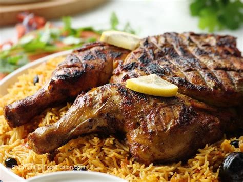 Al faham Chicken with Ruz Bukhari Rice – Food Fusion