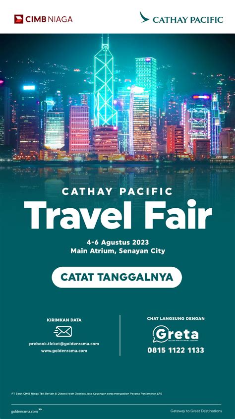 Cathay Pacific Travel Fair 2023 | Golden Rama Tours and Travel