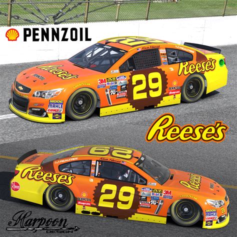 2008 Kevin Harvick Reese's Replica | Nascar race cars, Nascar cars ...