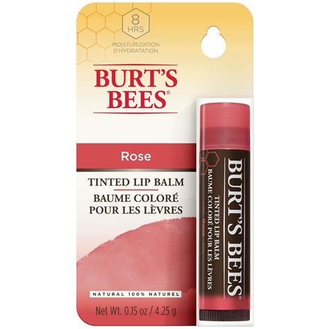 Burt's Bees Tinted Lip Balm - Rose | BIG W