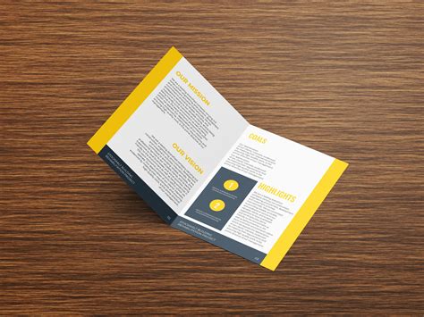 Bi-Fold Marketing Brochure A4 – PSD AI Template by Graphicques | Codester