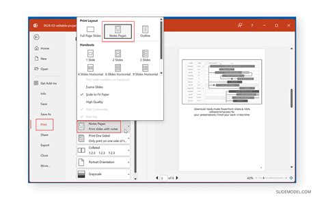 How to Print PowerPoint Slides with Notes