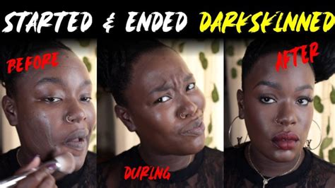 FULL FACE foundation for dark skin EASY & NATURAL – INTHEFAME