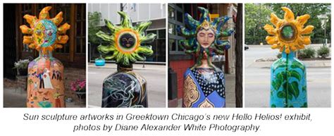 New Greektown art exhibit Hello Helios! now open along Halsted Street | Spotlight on Lake