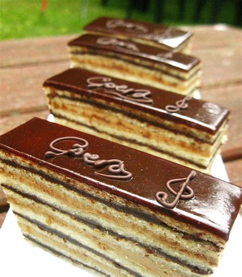 A student's baking journey: Gateau Opéra