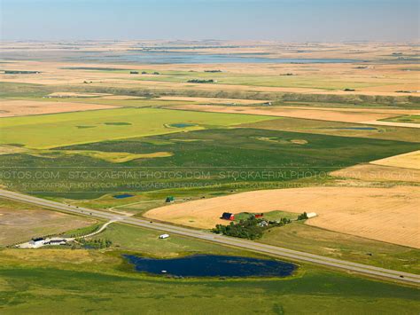 Aerial Photo | Plowed Field Rows