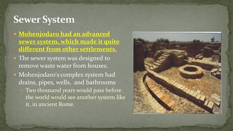 Mohenjo Daro Sewer System