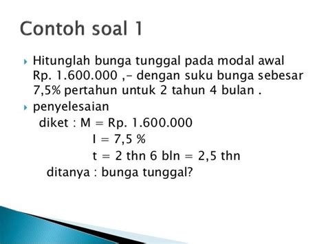 Contoh Soal Dan Jawaban Suku Bunga Anuitas - Jawaban Buku