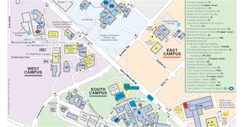 Utsw Dallas Campus Map With Helipad