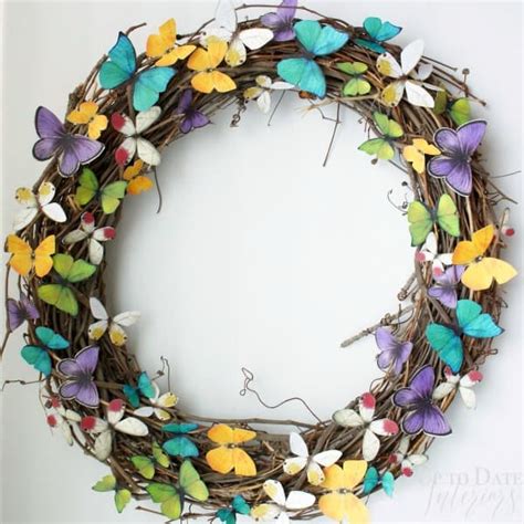 Butterfly Spring Wreath | Up to Date Interiors