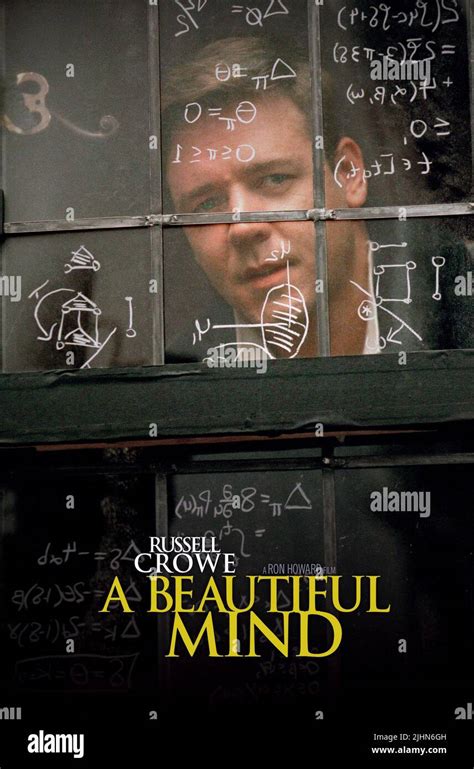 RUSSELL CROWE POSTER, A BEAUTIFUL MIND, 2001 Stock Photo - Alamy