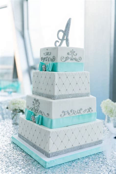 25 Elegant Tiffany Blue Wedding Cake Ideas - Wedding Philippines ...