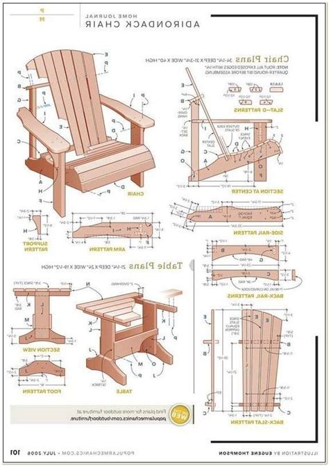 Adirondack Bar Chairs Plans - Chairs ... | Diy adirondack chair plans, Diy adirondack chair ...