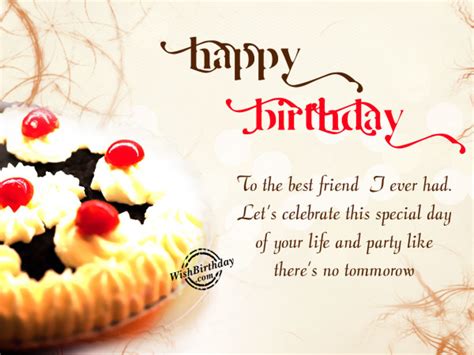 Birthday Wishes For Friend - Birthday Images, Pictures