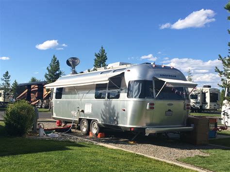 An "International Sterling" Airstream at West Yellowstone Grizzly RV ...