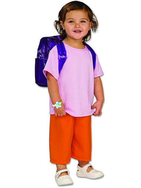 Rubie\'s Deluxe Dora the Explorer Girl\'s Halloween Fancy-Dress Costume ...