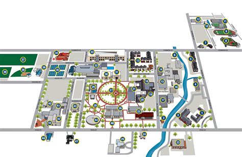 McNeese State University Campus Map | McNeese State University