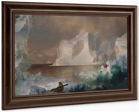 The Icebergs Painting Frederic Edwin Church by Frederic Edwin Church