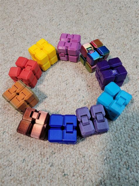 Fidget INFINITY CUBE Many Colors - Etsy