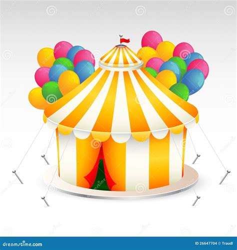 Circus Tent illustration stock vector. Illustration of celebration ...