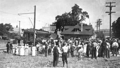 Train depot, Oroville — Calisphere | Oroville, Train depot, Butte county