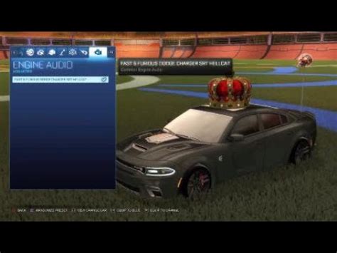 Rocket League Hellcat Engine Sound - YouTube