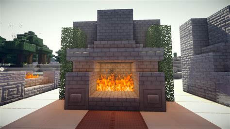 More fireplaces | Minecraft fireplace, Minecraft houses, Minecraft house designs