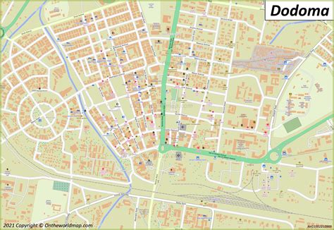 Dodoma Map | Tanzania | Maps of Dodoma