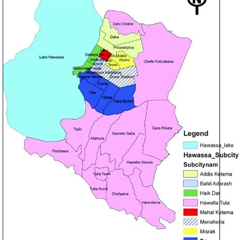 Administrative map of Hawassa city. Source: Development data collection... | Download Scientific ...