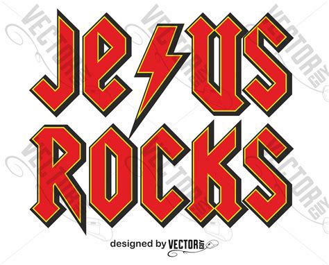 Jesus Rocks SVG Cut File Instant Download | Etsy UK