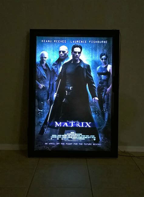 LED Movie Poster Light Box | Lighted poster frame, Movie room decor ...