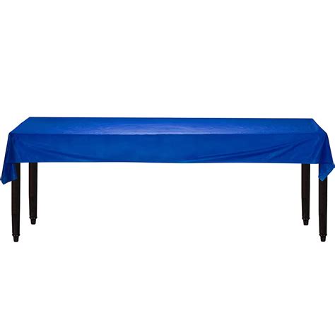 Royal Blue Plastic Table Cover Roll 40in x 100ft | Party City