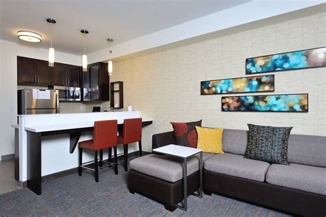 Residence Inn Houston Tomball Queen/Queen Studio Suite - Living Area #Hotels, #Rooms, # ...