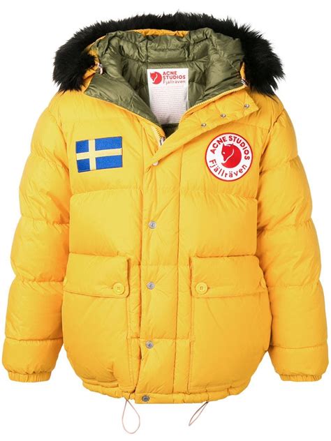 Acne Studios Fjällräven Reversible down jacket - Yellow Acne Studios, Weekender, Fjallraven ...