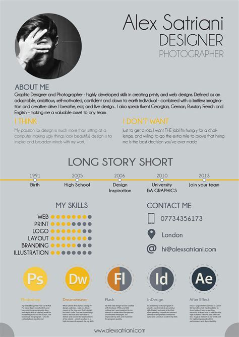 Alex Creative CV by AlexSatriani on DeviantArt