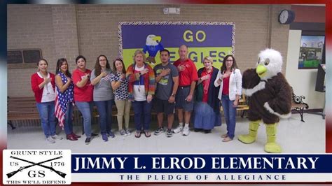 Pledge of Allegiance by Jimmy L. Elrod Elementary | KABB