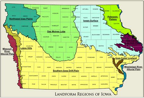 Loess Hills Iowa Map | Draw A Topographic Map