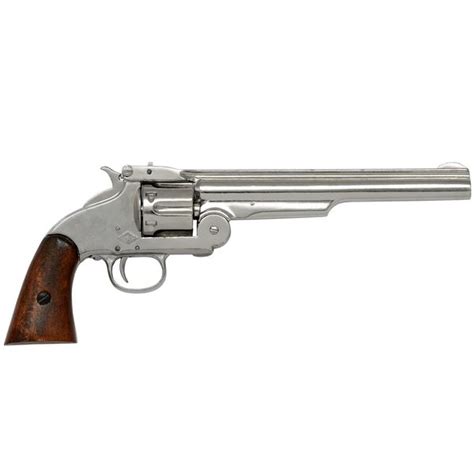 1869 Smith & Wesson 6 Shot Revolver In Nickel Finish | From The Armoury