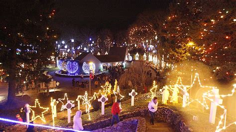 La Salette Shrine displays Christmas Illuminations despite COVID