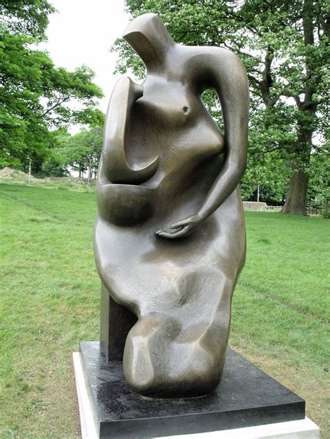 "Mother And Child" Block Seat, By Henry Moore, 1983-1984 - At The Yorkshire Sculpture Park ...